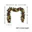 Holiday 9' Garland with Burgundy Hydrangeas and Berries