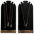 Wood Base Necklace Jewelry Display Stand