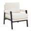 Fauteuil d'appoint rembourré Modern Chenille-1056847363