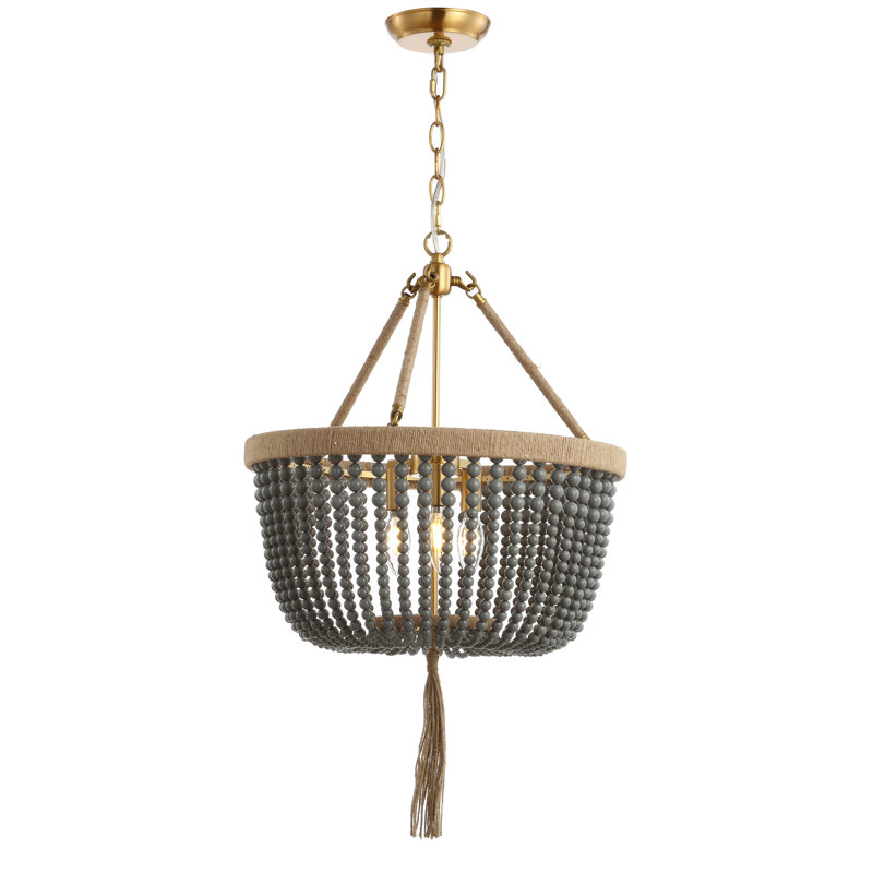 Lustre géométrique de style lanterne à 3 lumières Lipsey