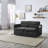 Loveseats Sofa Bed With Pull-Out Bed,Adjsutable Back And Two Arm Pocket