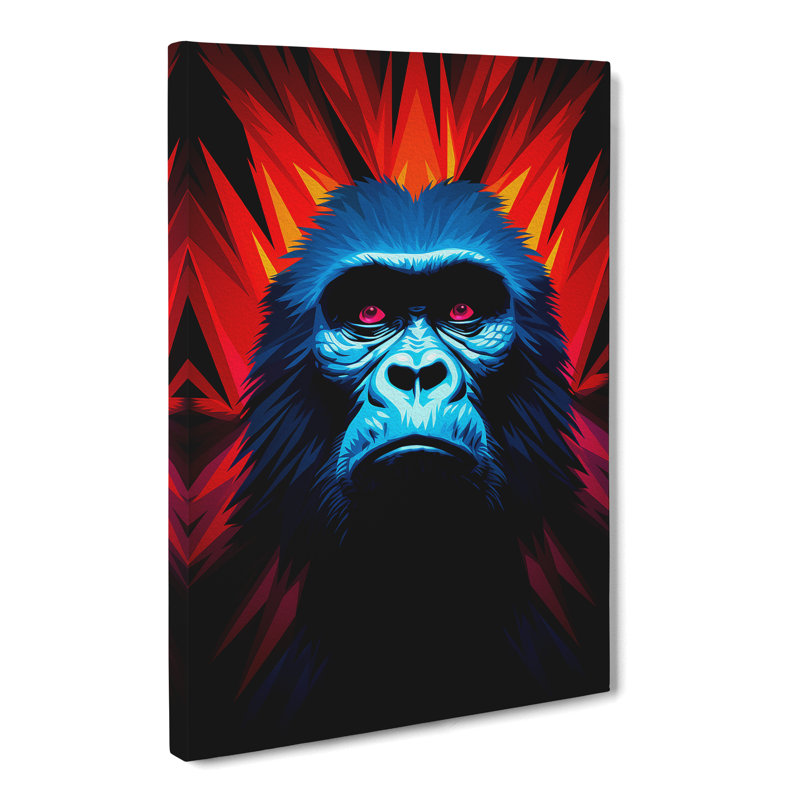 Gorilla Op - Wrapped Canvas, 50cm H x 35cm W x 3cm D