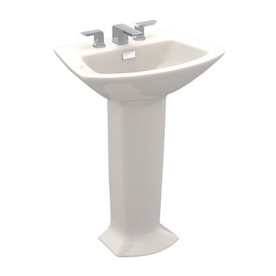 Soiree Ceramic 30" Pedestal Bathroom Sink