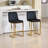 Modern Upholstered Counter Height Bar Stool With Metal Frame-109379952-109605482