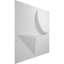 Couvre-panneau mural décoratif 3D H 11 7/8 po x l 7 7/8 po Apollo Endurawall 9,79 pieds carrés Pi. (10 / PC)