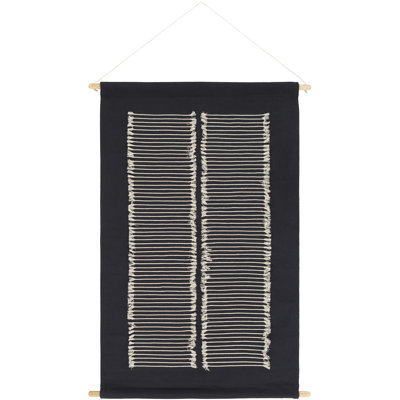 Suspension murale en coton avec tringle incluse