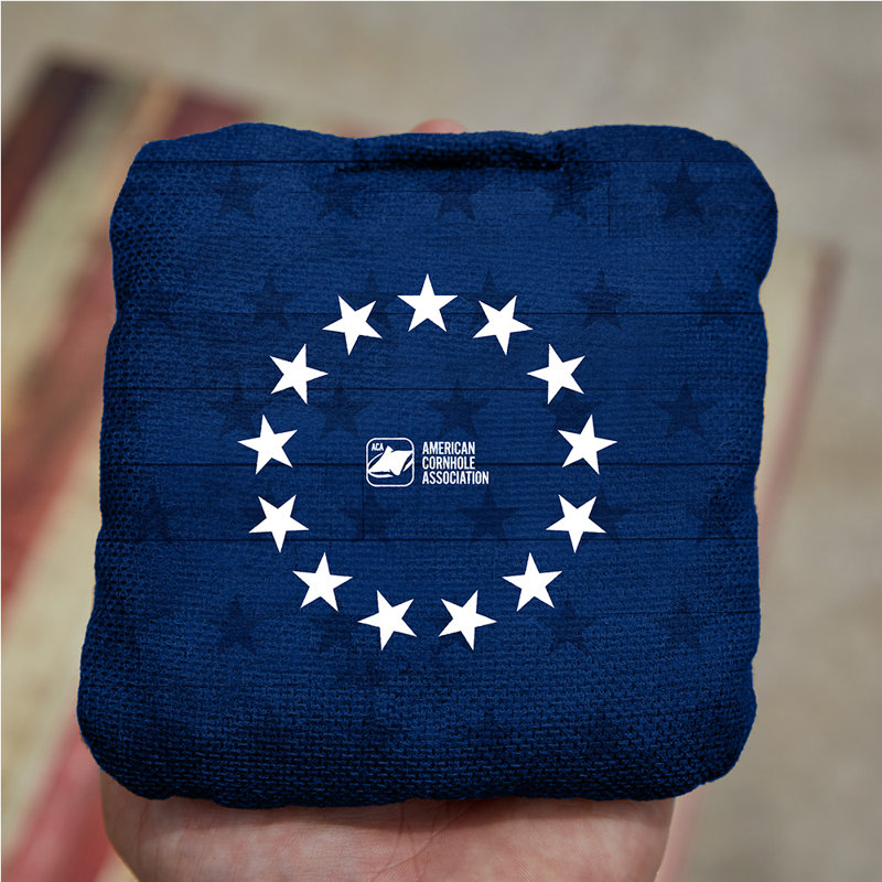 Sacs de cornhole Betsy Ross Synergy Pro, Bleu