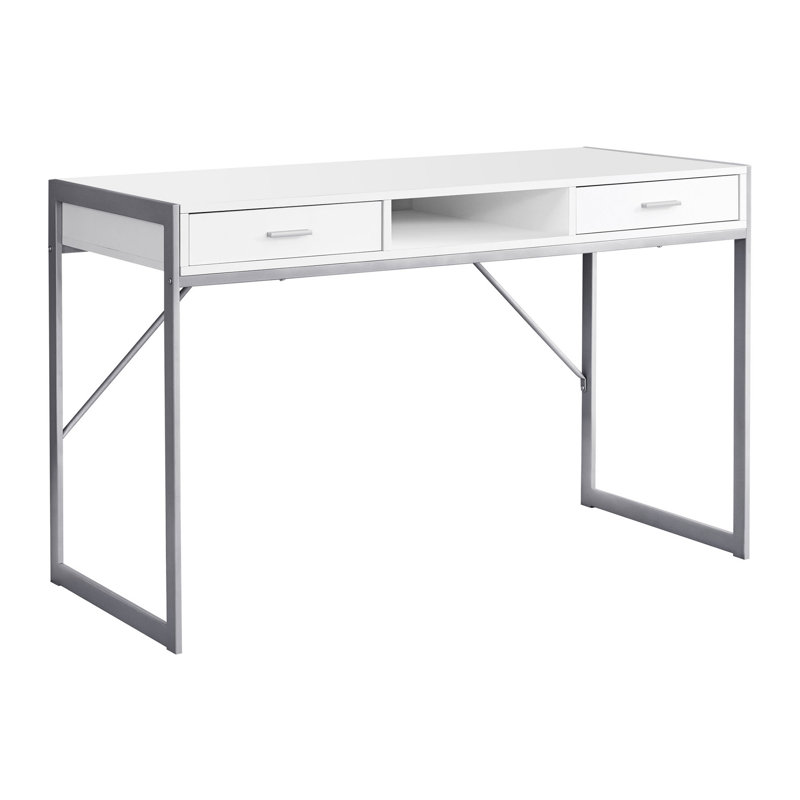 Bureau d'ordinateur, Blanc