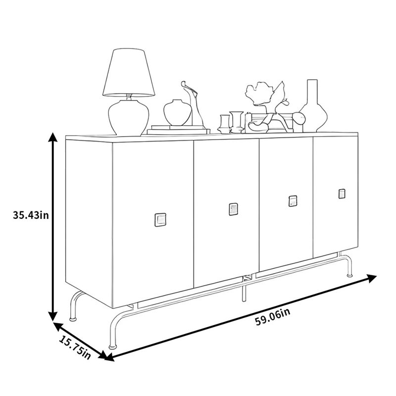 Luxurious And Simple Sideboard