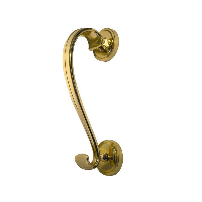 Sloane Door Knocker, Polished Brass
