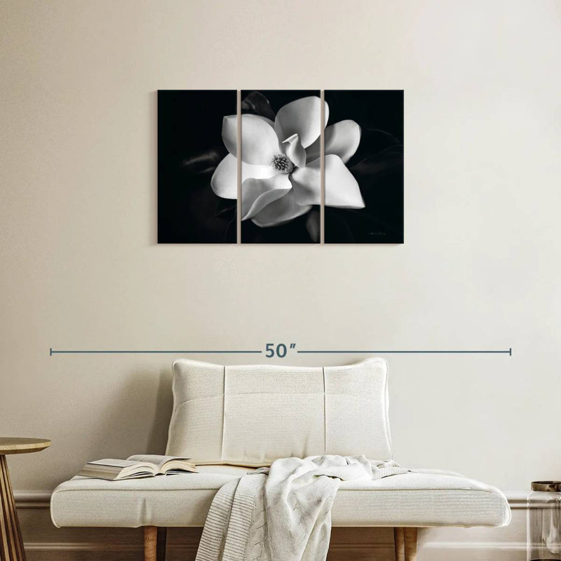 Harnek Magnolia en fleurs II, H 20 po x l 33 po