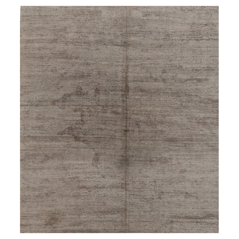 Rug & Kilim’S Modern Textural Rug In Neutral Taupe And Gray Tone-On-Tone