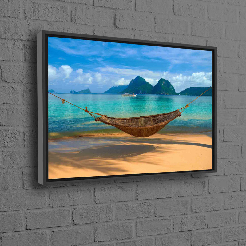 Print on Canvas, 40cm H x 60cm W, Framed Print without Mat, Black