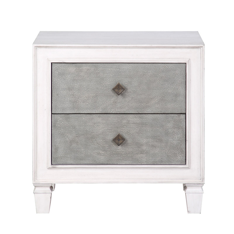 Table de chevet moderne 2 tiroirs
