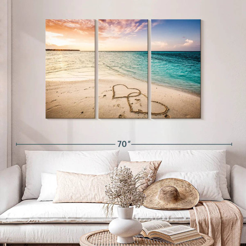 Gillard Beach Sand Romance, H 32 po x l 50 po