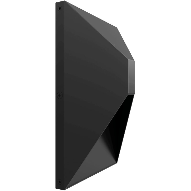 Outdoor Black 5Cct Wall Sconce