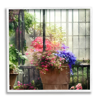 «Sunlit Pots Plants Greenhouse», estampe numérique par Alpenglow