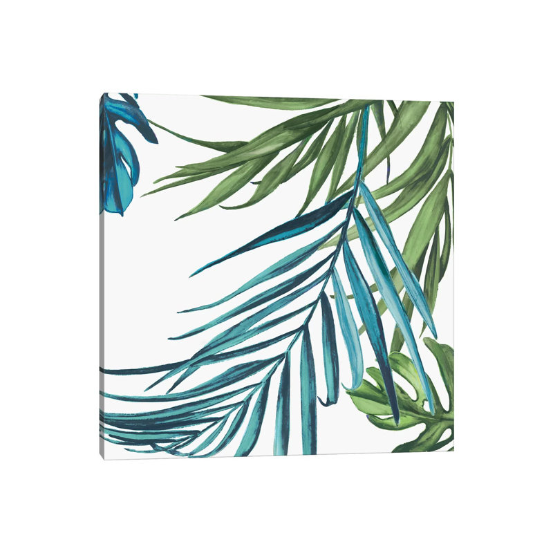 Palm Leaves III by Eva Watts - Wrapped Canvas Print, 30.48 cm H x 30.48 cm W
