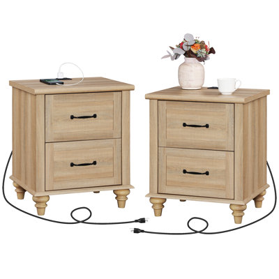 Ninh 2 - Drawer End Table Set
