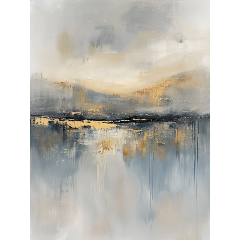 «Quiet Field», art mural sur toile tendue, L 16 po x H 24 po x P 1,5 po