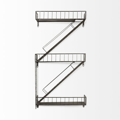 Metal Wall Organizer with Wall Baskets