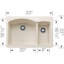 Diamond Silgranit 33" L x 22" W Double Basin Drop-In/Undermount Sink-128222276