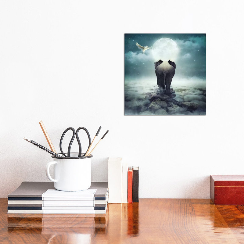 Darkness Of The Unknown - Wrapped Canvas Print, 30.48 cm H x 30.48 cm W