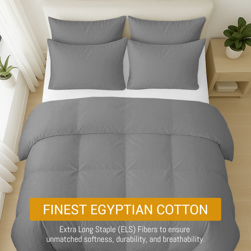 Cotton Solid Colour Duvet Cover Set with Pillow Shams Included, Single Duvet Cover + 1 Sham