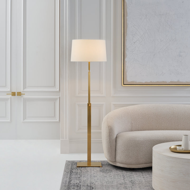 Cadmus Floor Lamp, Antique Brass