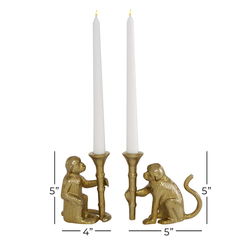 2 Piece Aluminum Tabletop Hurricane Set