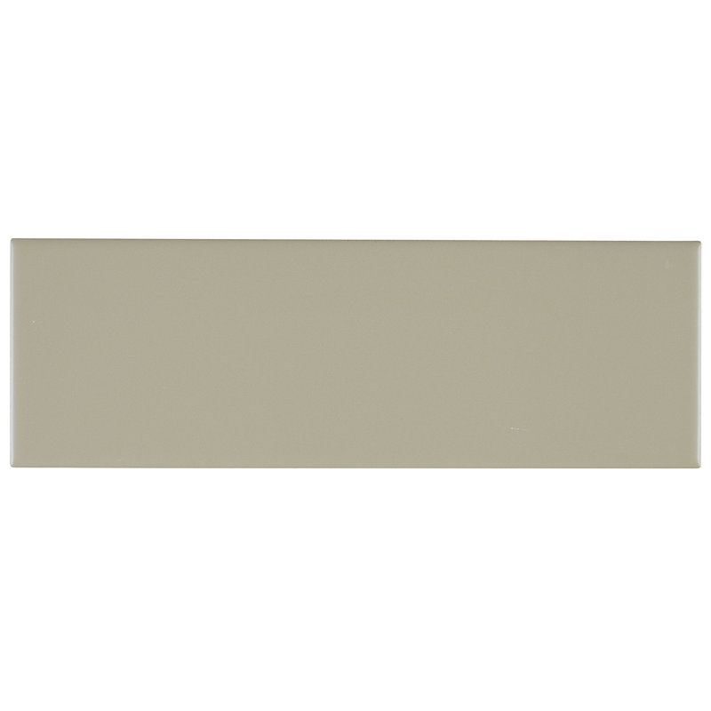 Carreau de céramique 4 "x 12" Berkeley, Gris architectural mat