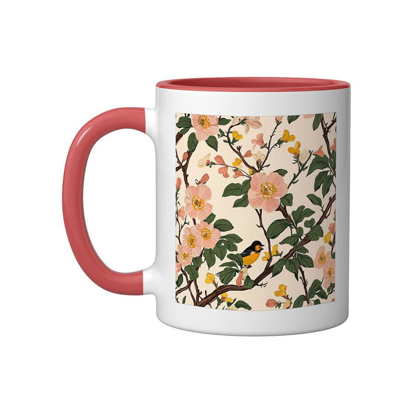 Ceramic Coffee Mug, Red