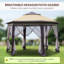 Pavillon de jardin avec réservoir d'eau