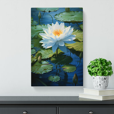 Water Lily Classicism - No Frame Print