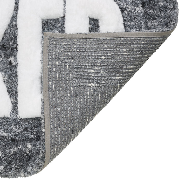Tapis pour salle de bain Get NUE, Simple - L 24 po x l 60 po, Gris anthracite
