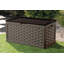  Boîte de rangement verrouillable en plastique avec roulettes 88 gallons Starplast-14435752