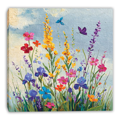 Summer Meadow Rise Wrapped Canvas Wall Art