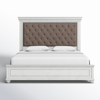 Atas Upholstered Panel Bed