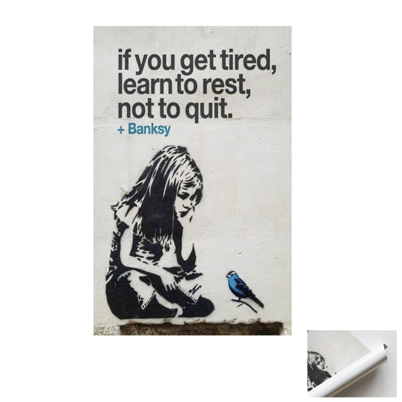 Print on Canvas, 20 cm H x 30 cm W, Black Floater Framed