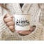 Tasse de camping Love Above Everything Else