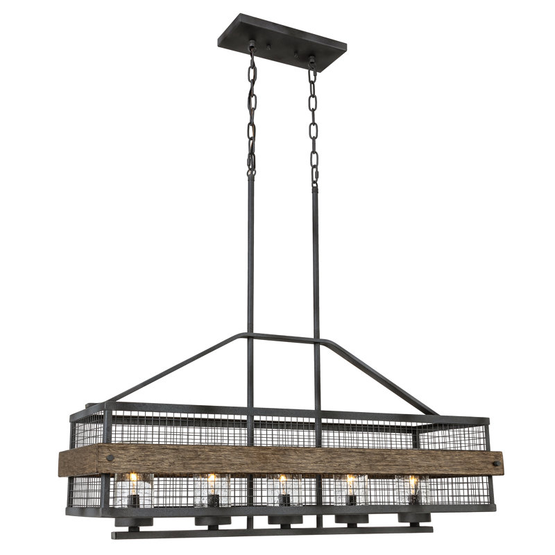Ahsia 5 - Light Outdoor Chandelier