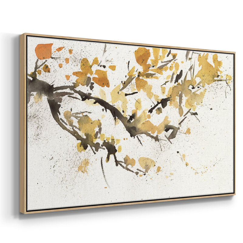 Branche d'arbre aquarelle I, H 27 po x l 41 po x P 2 po, Bois naturel