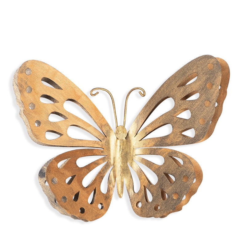 Accessoire mural décoratif en métal, peint à la main, 12,6 po x 11,4 po | Fabrication 100% métal (épaisseur: 0,06 pouce) | Conception unique, fixation murale facile | Parfait pour la décoration intérieure, le salon et les espaces de bureau