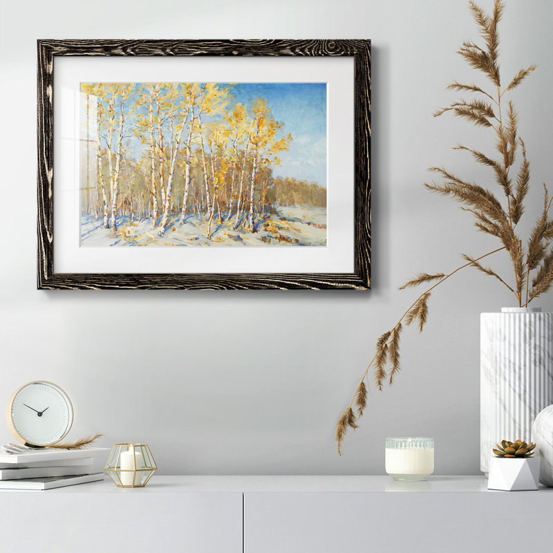 Arbres en automne, Noir, H 28 po x l 42 po x P 1,5 po