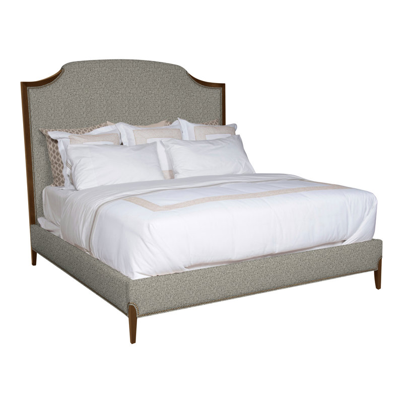 Lillet Upholstered Bed, Casa Blanca, Tuck Graphite, Yes