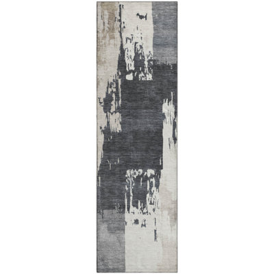 Premium Machine Washable Mayfield AMF2347 Abstract Rug