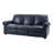  Igon 86.25" Traditional Down-Filled Genuine Leather Power Reclining Sofa-1207651213