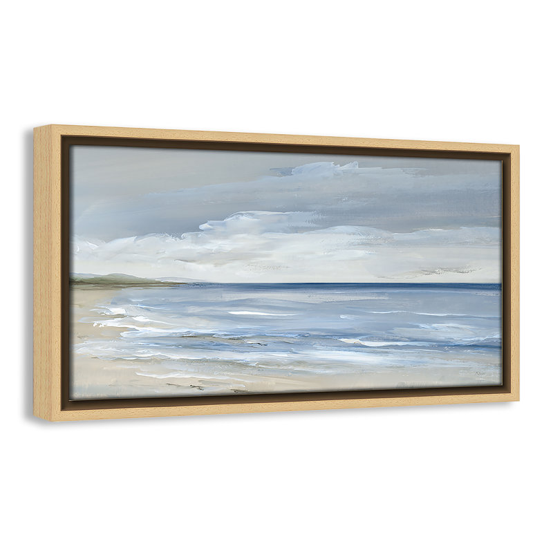 «Whispering Waves - Panorama Version Print» par Nan, Naturel, H 9,5 po x l 17,5 po