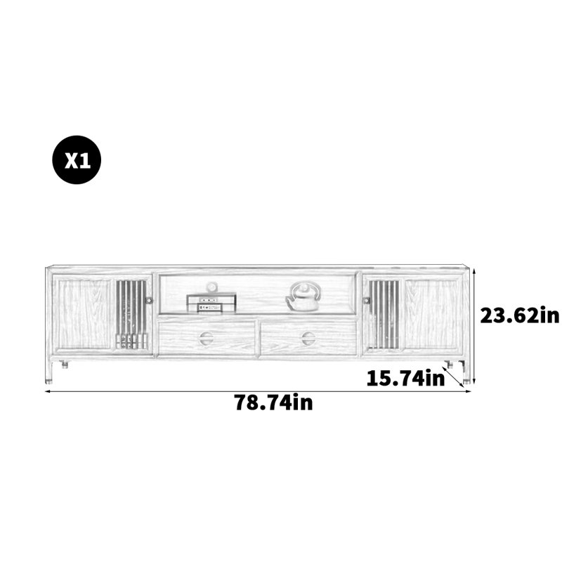 Simple nouveau meuble télé chinois