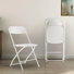Ensemble de chaises pliantes empilables en plastique / résine (ensemble de 10)